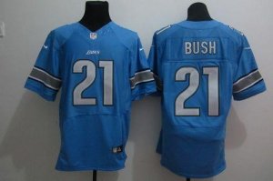 Jerseys Factory Cheap Nike Lions #21 Reggie Bush Blue Team Color