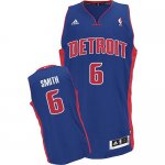 Jerseys Factory Cheap Revolution 30 Pistons #6 Josh Smith Blue E