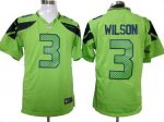 Jerseys Factory Cheap Nike Seahawks #3 Russell Wilson Green Alte