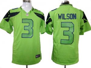 Jerseys Factory Cheap Nike Seahawks #3 Russell Wilson Green Alte