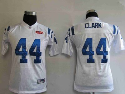 Jerseys Factory Cheap Colts #44 Dallas Clark White With Super Bo