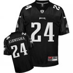 Jerseys Factory Cheap Nike Eagles #24 Nnamdi Asomugha Black Shad