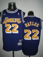 Jerseys Factory Cheap Lakers #22 Elgin Baylor Stitched Purple Th