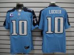 Jerseys Factory Cheap Nike Titans #10 Jake Locker Light Blue Tea