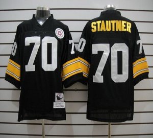 Jerseys Factory Cheap Mitchell And Ness Steelers #70 Ernie Staut