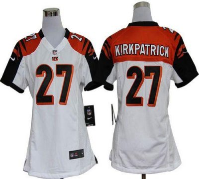 Jerseys Factory Cheap Nike Bengals #27 Dre Kirkpatrick White Wom