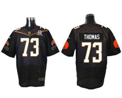 Jerseys Factory Cheap Nike Browns #73 Joe Thomas Black 2016 Pro