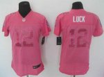 Jerseys Factory Cheap Nike Colts #12 Andrew Luck Pink Sweetheart