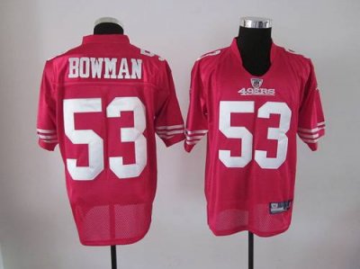 Jerseys Factory Cheap 49ers #53 NaVorro Bowman Red Stitched NFL