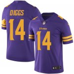 Jerseys Factory Cheap Nike Vikings #14 Stefon Diggs Purple Men's