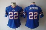 Jerseys Factory Cheap Bills #22 Fred Jackson Light Blue Women's