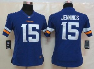 Jerseys Factory Cheap Nike Vikings #15 Greg Jennings Purple Team