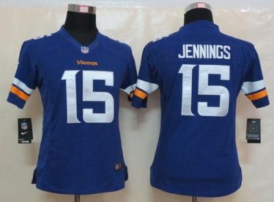 Jerseys Factory Cheap Nike Vikings #15 Greg Jennings Purple Team