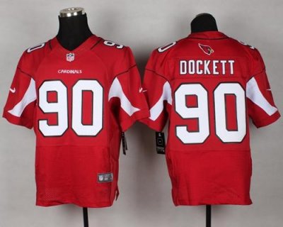Jerseys Factory Cheap Nike Cardinals #90 Darnell Dockett Red Tea