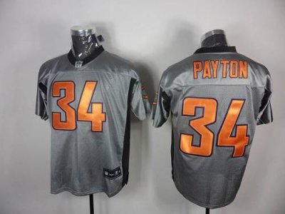 Jerseys Factory Cheap Bears #34 Walter Payton Grey Shadow Stitch