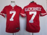Jerseys Factory Cheap Nike 49ers #7 Colin Kaepernick Red Team Co