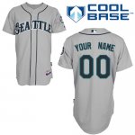 Jerseys Factory Cheap Mariners Customized Authentic Grey Cool Ba