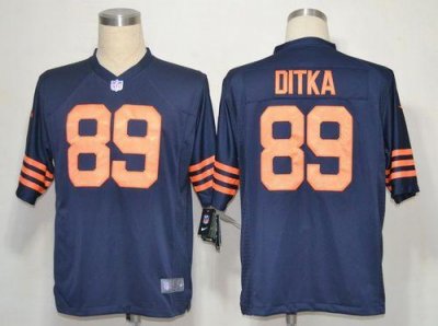 Jerseys Factory Cheap Nike Bears #89 Mike Ditka Navy Blue 1940s