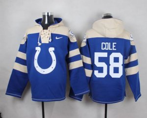 Jerseys Factory Cheap Nike Colts #58 Trent Cole Royal Blue Playe
