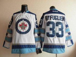 Jerseys Factory Cheap Jets #33 Dustin Byfuglien Embroidered Whit