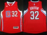 Jerseys Factory Cheap Clippers #32 Blake Griffin Stitched Red NB