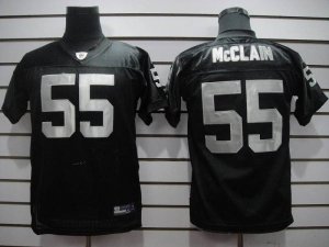 Jerseys Factory Cheap Raiders #55 Rolando McClain Black Embroide