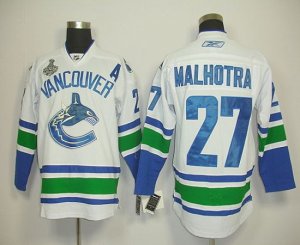 Jerseys Factory Cheap Canucks 2011 Stanley Cup Finals #27 Malhot