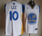 Jerseys Factory Cheap Warriors #10 David Lee White Embroidered N