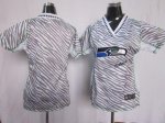 Jerseys Factory Cheap Nike Seahawks Blank Zebra Women's Embroide