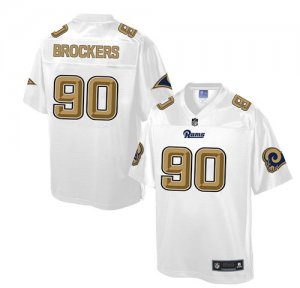 Jerseys Factory Cheap Nike Rams #90 Michael Brockers White Men's