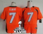 Jerseys Factory Cheap Nike Broncos #7 John Elway Orange Team Col