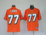 Jerseys Factory Cheap Dolphins Jake Long #77 Orange Stitched NFL
