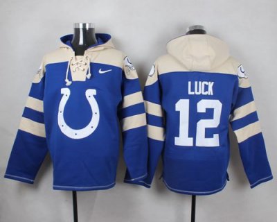 Jerseys Factory Cheap Nike Colts #12 Andrew Luck Royal Blue Play