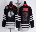 Jerseys Factory Cheap Blackhawks #2 Duncan Keith Black Ice Embro