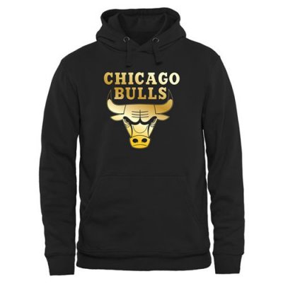 Jerseys Factory Cheap Chicago Bulls Gold Collection Pullover Hoo