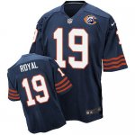 Jerseys Factory Cheap Nike Bears #19 Eddie Royal Navy Blue Throw