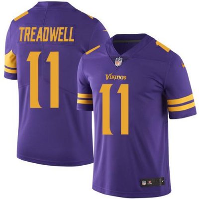 Jerseys Factory Cheap Nike Vikings #11 Laquon Treadwell Purple M
