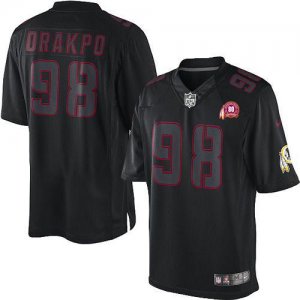 Jerseys Factory Cheap Nike Redskins #98 Brian Orakpo Black With
