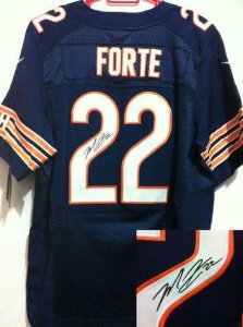 Jerseys Factory Cheap Nike Bears #22 Matt Forte Navy Blue Team C