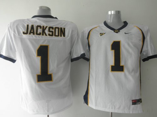 Jerseys Factory Cheap Golden Bears #1 DeSean Jackson White Embro