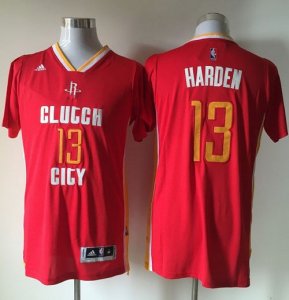 Jerseys Factory Cheap Rockets #13 James Harden Red Pride Clutch