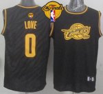 Jerseys Factory Cheap Cavaliers #0 Kevin Love Black Precious Met