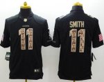 Jerseys Factory Cheap Nike Chiefs #11 Alex Smith Black Men's Sti