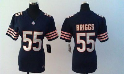 Jerseys Factory Cheap Nike Bears #55 Lance Briggs Navy Blue Team