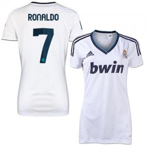 Jerseys Factory Cheap Women's Real Madrid #7 Cristiano Ronaldo H