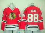 Jerseys Factory Cheap Blackhawks #88 Patrick Kane Red Women's Ho