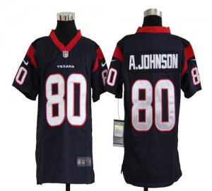 Jerseys Factory Cheap Nike Texans #80 Andre Johnson Navy Blue Te