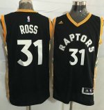 Jerseys Factory Cheap Raptors #31 Terrence Ross Black/Gold Stitc