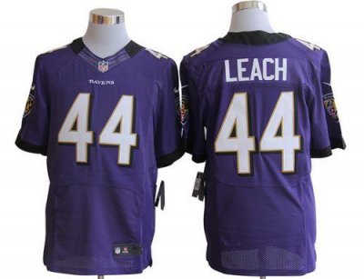 Jerseys Factory Cheap Nike Ravens #44 Vonta Leach Purple Team Co