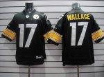 Jerseys Factory Cheap Steelers #17 Mike Wallace Black Stitched N